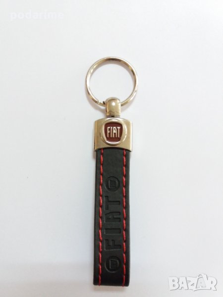 Ключодържател  Фиат/ FIAT- кожен, черен, снимка 1