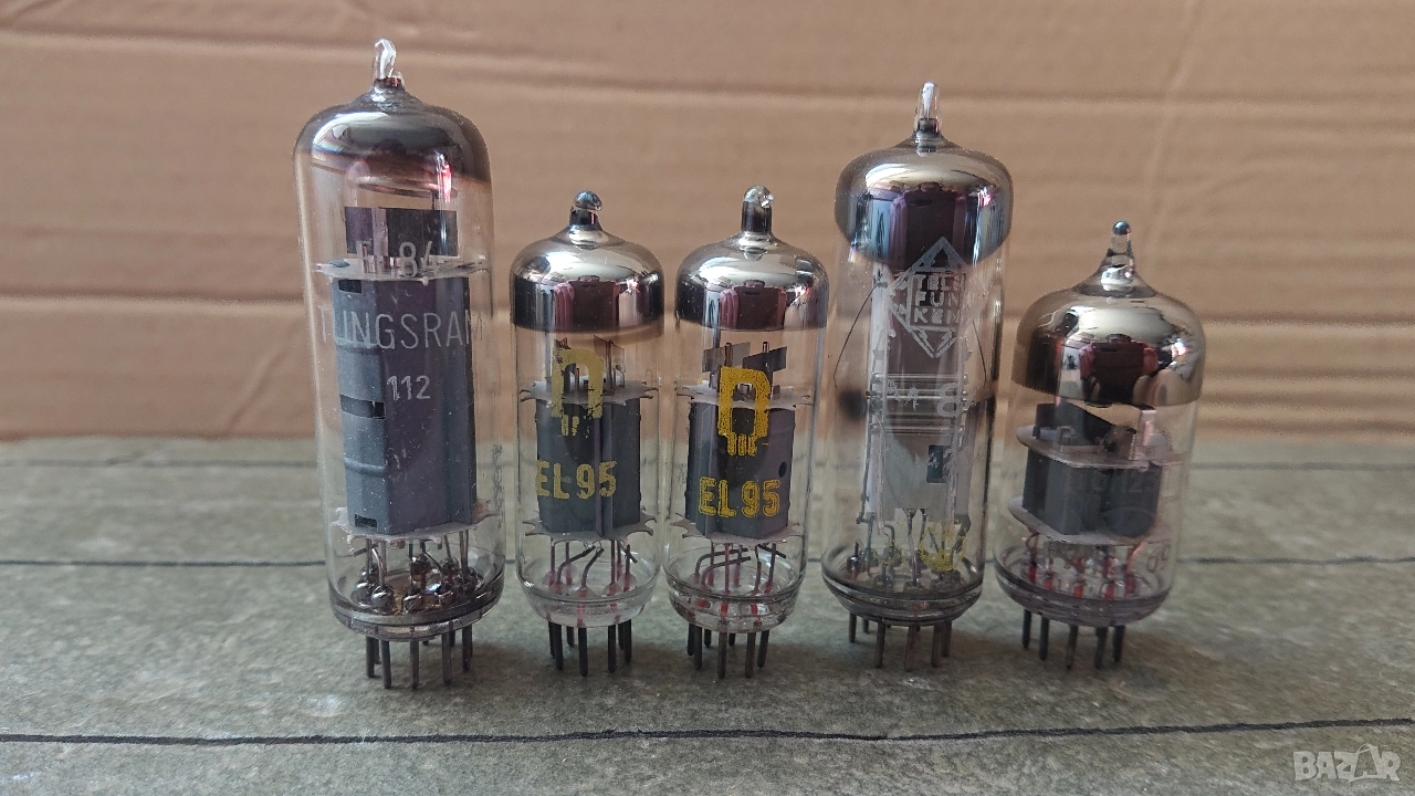 Лот радиолампи EL84, EL95, EM84, 6Н23П. , снимка 1