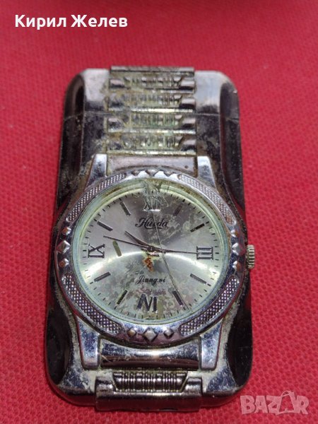 КОЛЕКЦИОНЕРСКА ЗАПАЛКА ЧАСОВНИК РАБОТИ МНОГО КРАСИВ СТИЛЕН ДИЗАЙН ЗА КОЛЕКЦИОНЕРИ 34179, снимка 1