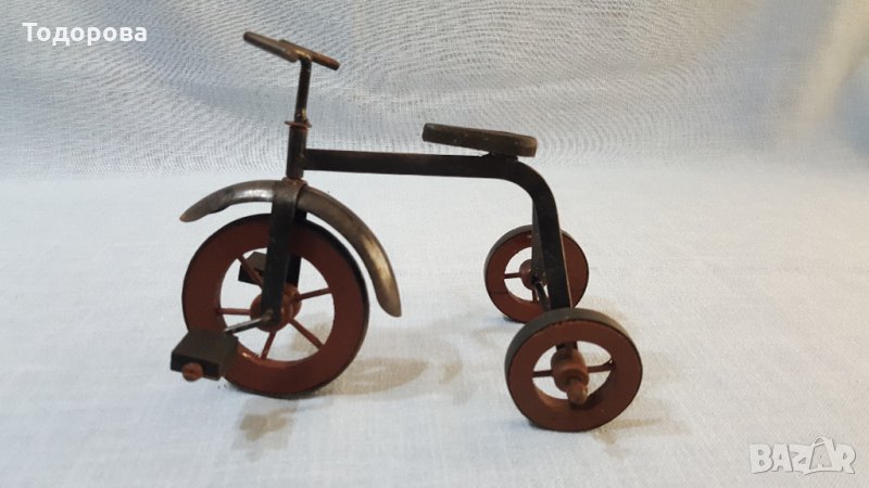 Старинна детска играчка-колело, снимка 1