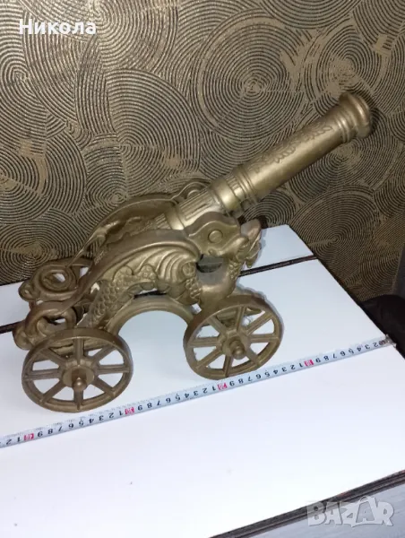 Месингово оръдие-4кг, снимка 1