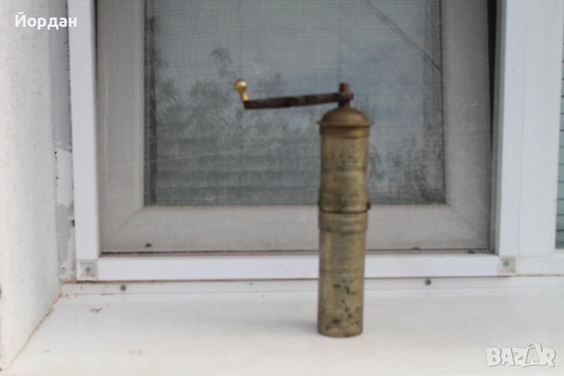 Месингова мелачка за кафе,черен пипер Османска империя, снимка 1