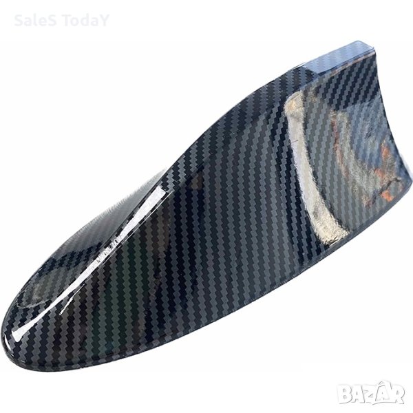 Антена за кола, акула, електрическа, КАРБОН, снимка 1