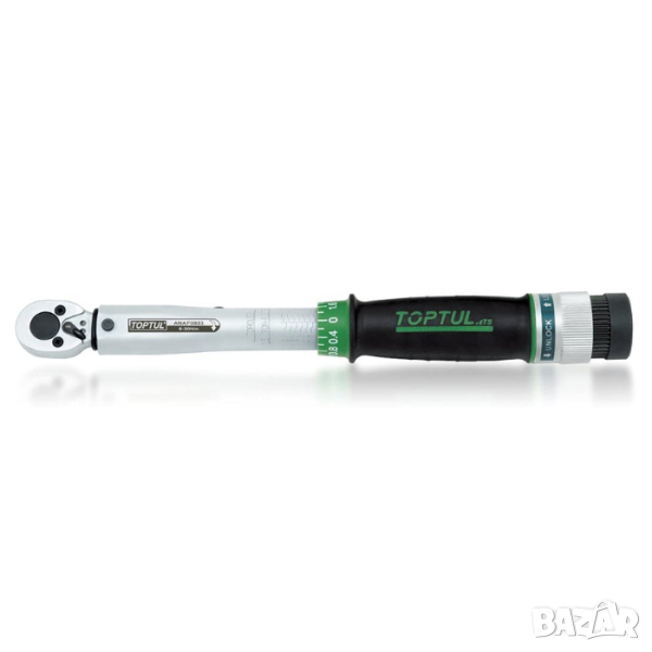 Динамометричен ключ Toptul 1/4 6-30Nm, снимка 1