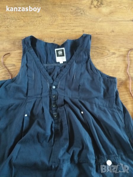 g-star blue alcatraz top wmn s/less - страхотен дамски потник , снимка 1