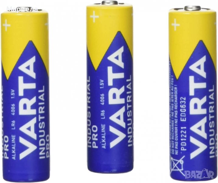 Varta Industrial 10x алкални батерии AA LR6 батерия 2950 mAh, снимка 1