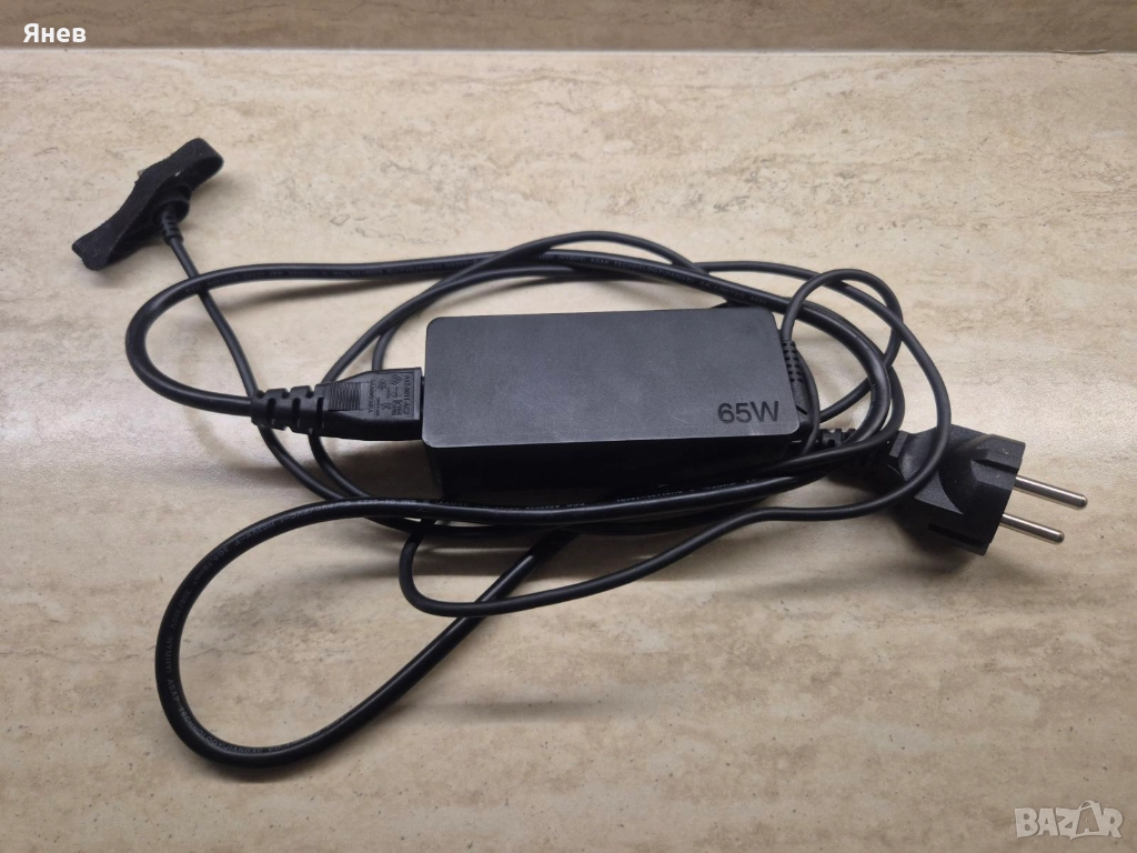 Зарядно за лаптоп Lenovo Type C 65W, снимка 1
