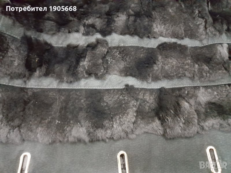 Дамски елек от заешка кожа , снимка 1