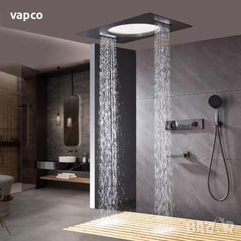 Дизайнерска душ система с таванен душ за вграждане Design D42, снимка 3 - Душове - 51488871