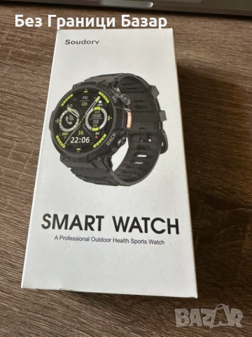 Нов Смарт часовник S50 за мъже с крачкомер и спортни режими активност Android iOS