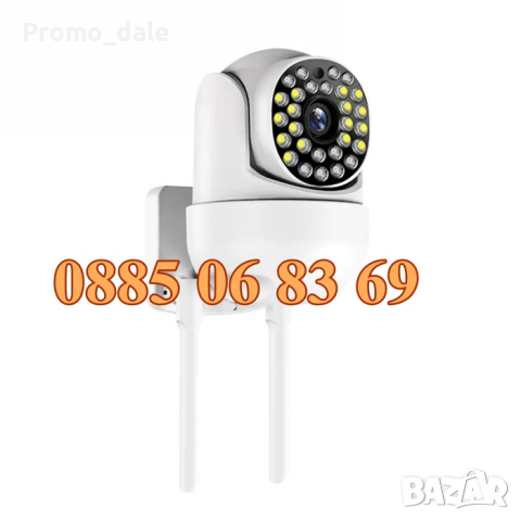 Безжична IP камера 28 Led, Wifi камера с 28 диода, снимка 5 - IP камери - 44602930