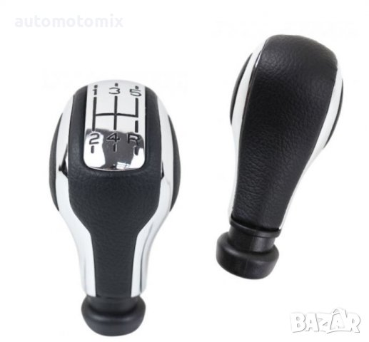 Топка за скоростен лост Peugeot 207/307/308/408 - 5 скорости - Хром - 58451, снимка 2 - Аксесоари и консумативи - 39266011