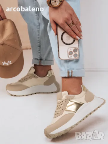 Дамски равни кецове NEWSTREET, снимка 3 - Кецове - 48900010