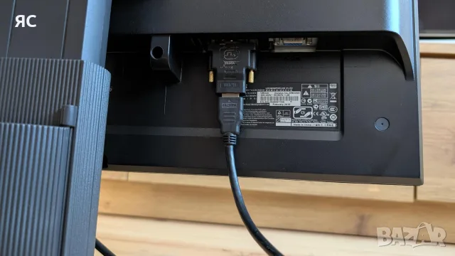 2 броя Asus VW225N 22" – запазени монитори, с HDMI адаптери, HDMI и захранващи кабели, снимка 4 - Монитори - 55971229