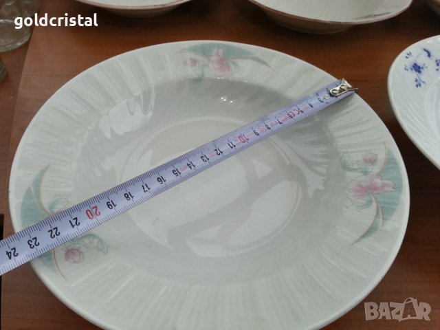 Български порцеланови чинии, снимка 3 - Чинии - 36989751