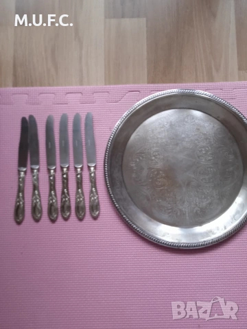 Сребърен поднос F.P.Rogers.1920., снимка 16 - Антикварни и старинни предмети - 53303024