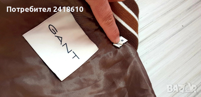 Gant Brown Colorblocked Bomber Jacket Size M НОВО !ОРИГИНАЛ! Мъжко Бомбър Яке!, снимка 18 - Якета - 53821307
