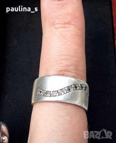 Четири броя / Винтидж / Масивен сребърен пръстен / проба 925 и Житен клас , снимка 6 - Пръстени - 29393534