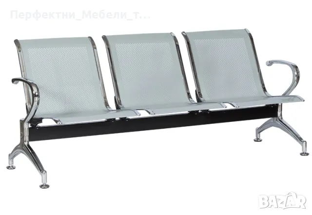 Пейка за училище,3местна пейка метална за коридор и чакалня.Безплатна доставка при количества!, снимка 2 - Столове - 48233930