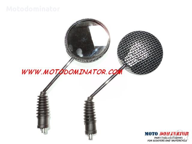 Огледала к-т 10мм Black-Silver, снимка 1