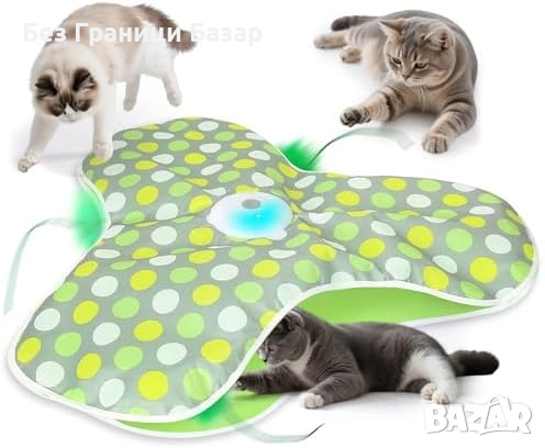 Нова забавна Автоматична котешка игра с пера, 3 скорости, тиха работа