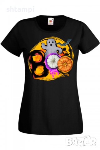 Дамска тениска Halloween 06,Halloween,Хелоуин,Празник,Забавление,Изненада,Обичаи,