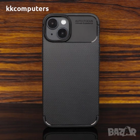 Кейс bSmart Carbon Auto Focus за iPhone 17 Pro Max (6.9), черен и Протектор, снимка 3 - Калъфи, кейсове - 54157684