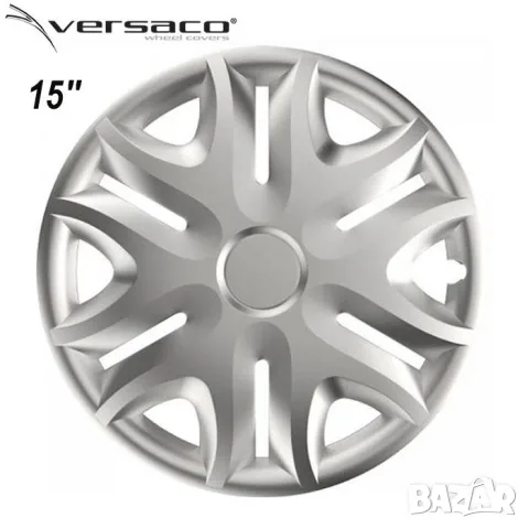 Сребристи тасове Versaco Spirit за 15'' джанти, снимка 2 - Аксесоари и консумативи - 55861834