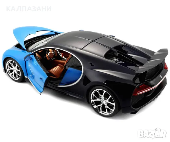 Bburago Plus - модел на кола 1:18 - Bugatti Chiron 18 11040, снимка 4 - Коли, камиони, мотори, писти - 49358468
