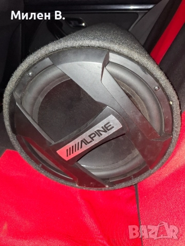 Бас Каса Alpine12 + Усилвател Thunder 1600w