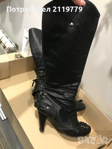 Дамски ботуши от естествена кожа, снимка 2 - Дамски ботуши - 38147614