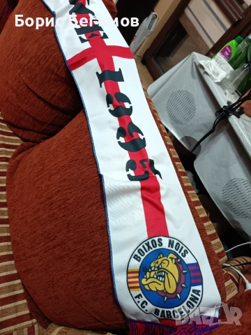 Шал на Барселона/Boixos Nois ultras scarf, снимка 3 - Шалове - 52871224