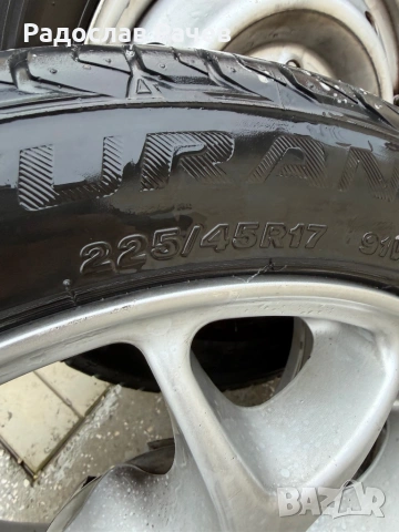 Джанти еленов рог 5x100 17, снимка 2 - Гуми и джанти - 53260561