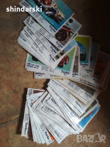 Картинки от дъвки Турбо, снимка 2 - Други ценни предмети - 10055200