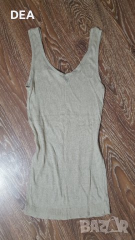 Кафяв потник-туника BENETTON S/M-5лв, снимка 1