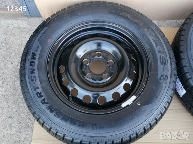 15’’5x112 originalni za mercedes vito/viano + нови зимни гуми 215/65R15C+тасове-№631, снимка 16 - Гуми и джанти - 51842967