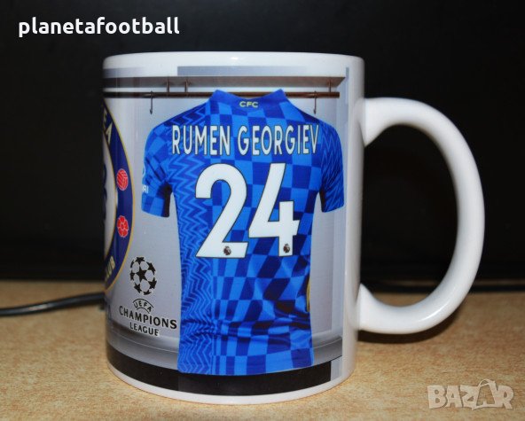 Фен Чаша на ЧЕЛСИ с име и номер сезон 2024/25!Чаша на FC CHELSEA!, снимка 3 - Фен артикули - 34062595