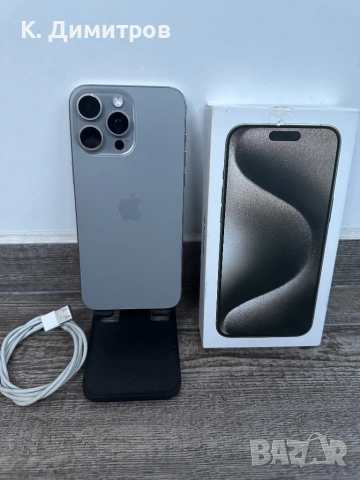 iPhone 15 Pro Max 256/85% battery 