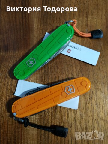 Оранжево джобно ножче Виктиринокс/Victorinox, снимка 4 - Ножове - 31222539