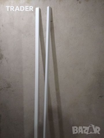 Ъглов профил 30х30мм 200см и 40х20мм 200см  алуминиев бял 