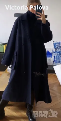 Дълго палто премиум лукс кашмир, снимка 17 - Палта, манта - 36737826