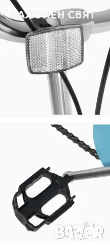 20 цола Велотриколка Сгъваемо колело с 3 гуми, снимка 15 - Велосипеди - 47670449