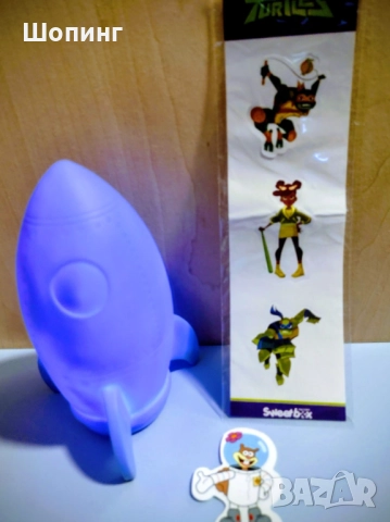 3D Нощна лампа Ракета, снимка 3 - Детски нощни лампи - 51796130