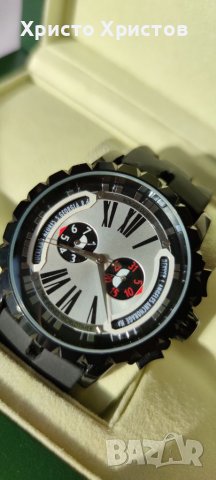 Top promo!!!Мъжки механичен луксозен часовник Roger Dubuis Excalibur 3 Time Zones Worldtimer, снимка 4 - Мъжки - 36762452