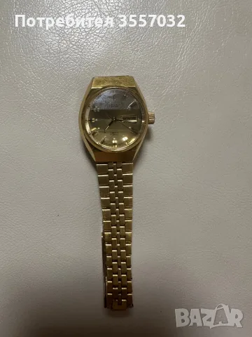 Ретро автоматичен японски часовник Citizen 21 Jewels (28800) – Позлатен с верижка , снимка 2 - Дамски - 55880080
