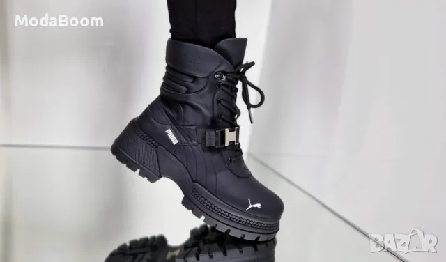 Puma зимни дамски черни боти , снимка 8 - Дамски боти - 48139311