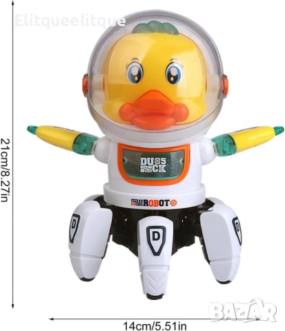 Интерактивно танцуващо пате със светлини и музика, снимка 3 - Други - 52346530