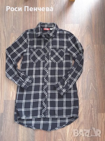 Туника за момиче тип риза до 134 см