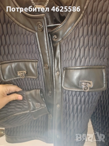 кожено яке Guess , снимка 3 - Якета - 52087768