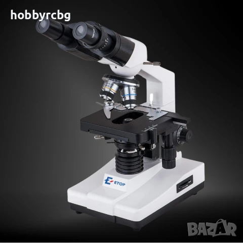 Професионален биологичен бинокулярен микроскоп 40х-1600х за STEM кабинети, училища, научни дейности, снимка 2 - Медицинска апаратура - 50769392